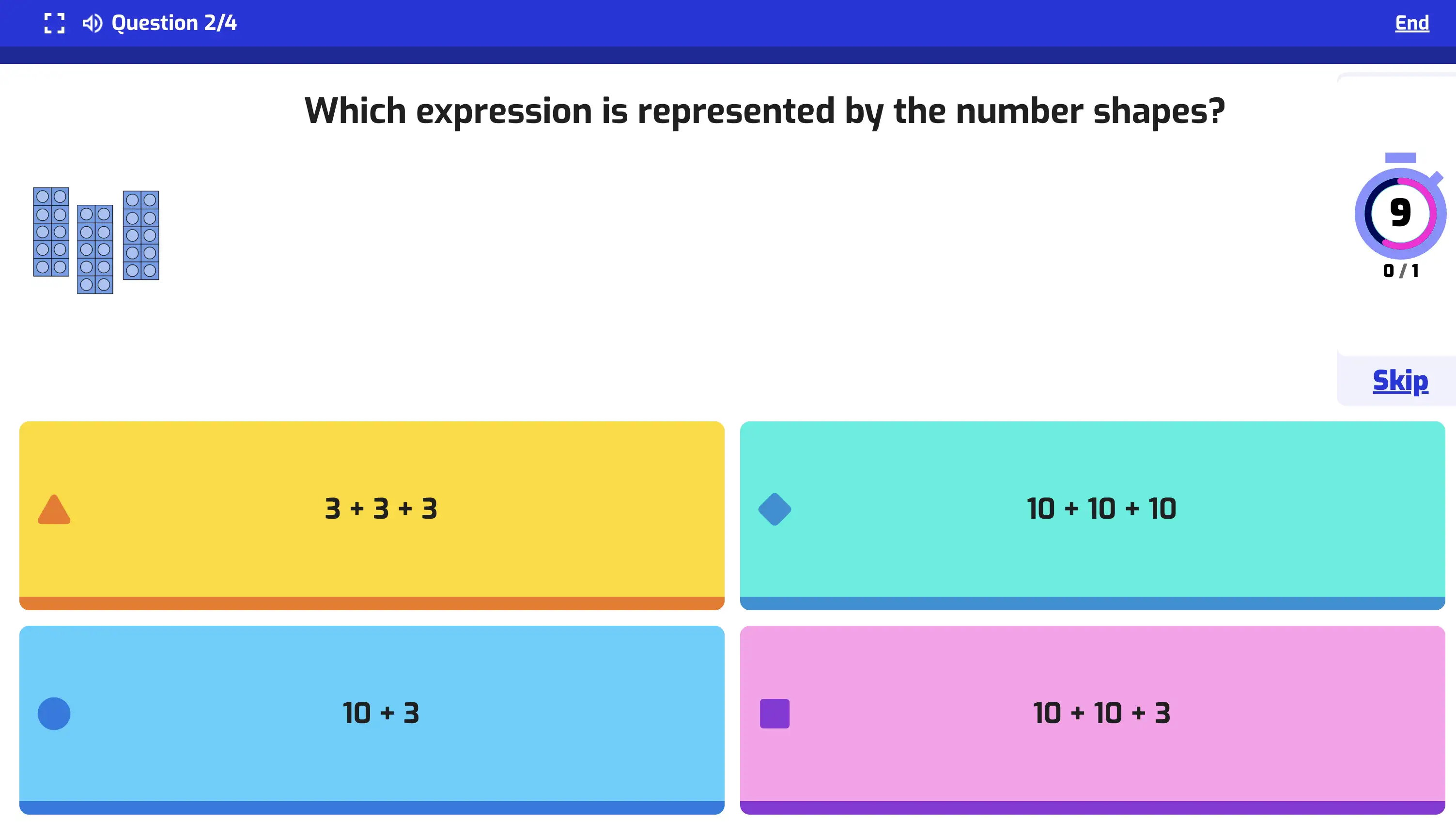 Teacher dashboard showing every student's answer streaming in live