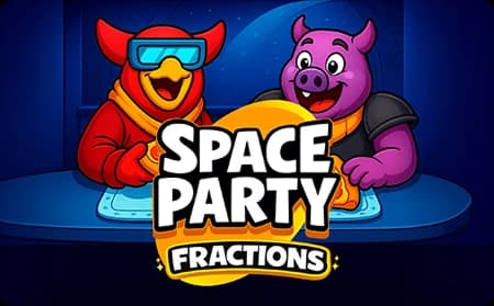Space Party: Equal Shares and Time