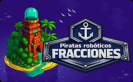Piratas Robóticos: Entender las Fracciones como Números