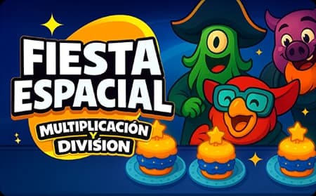 Fiesta Espacial: Significados de Multiplicación y División