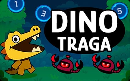 Dino Traga: Fracciones Equivalentes