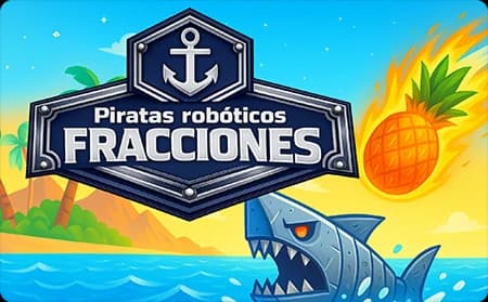 Piratas Robóticos: Entender la Suma y Resta de Fracciones y Números Mixtos