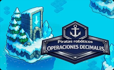 Piratas Robóticos: Sumar y Restar Decimales