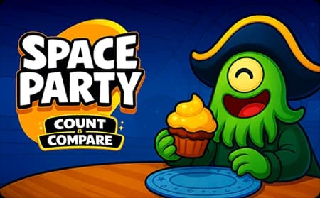 Space Party: Count and Compare Numbers 0 to 5