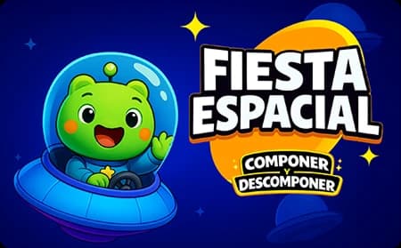 Fiesta Espacial: Componer y Descomponer Números del 11 al 19