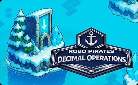 Robo Pirates: Add and Subtract Decimals