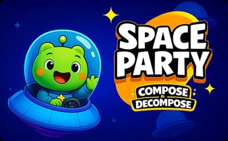 Space Party: Compose and Decompose Numbers 11 to 19